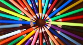 pencils rainbow